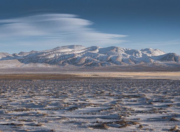tibetan plateau in winter