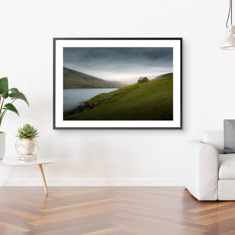 Fjord Faroe Islands 100x70cm Print